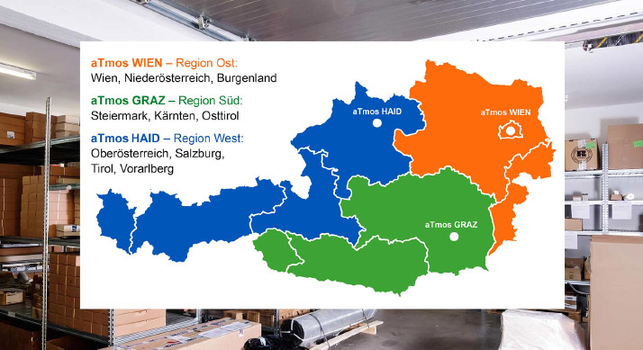 aTmos Service & Wartung: österreichweiter Einsatz